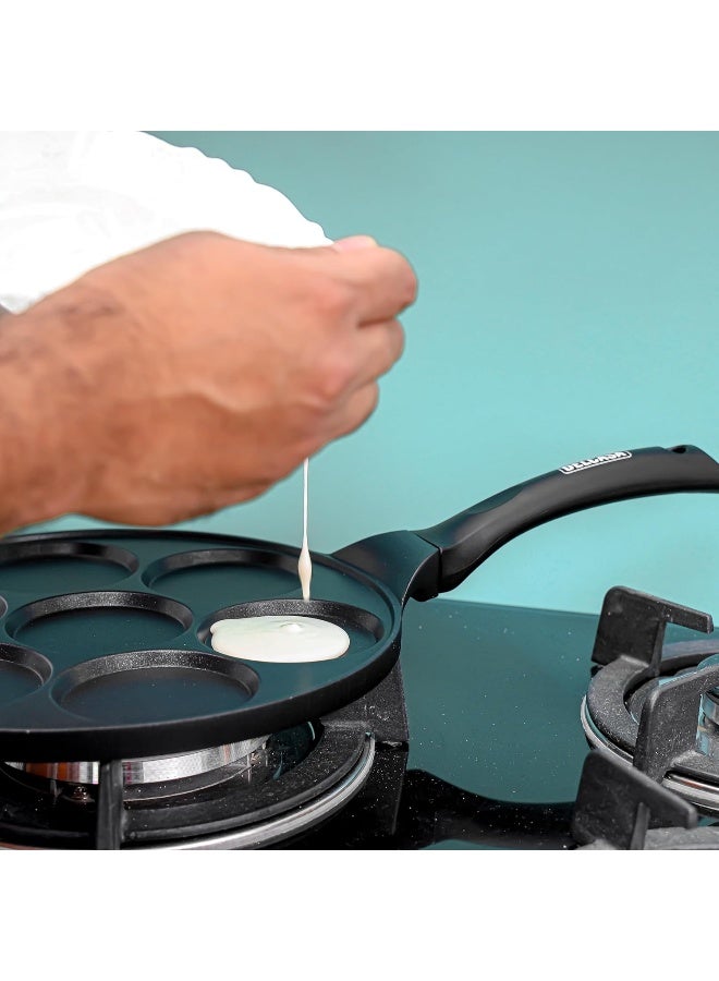 DELCASA Delcasa DC3220 Pancake Pan, 26 cm Size, Black  - Image 5