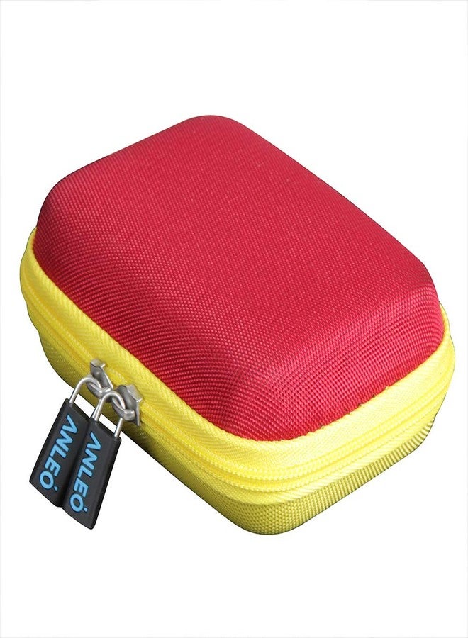 Anleo Hard Travel Case for Mattel UNO Classic Card Game(Only Case) (Yellow+Red) - Image 4