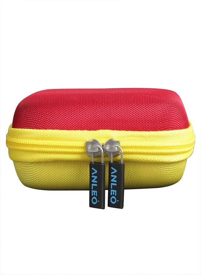 Anleo Hard Travel Case for Mattel UNO Classic Card Game(Only Case) (Yellow+Red) - Image 5