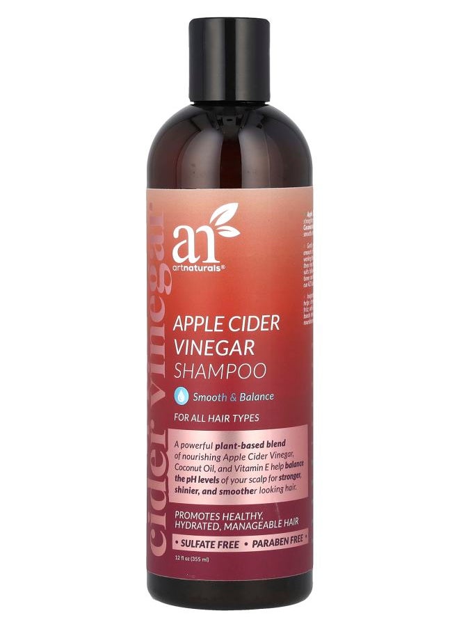 artnaturals Apple Cider Vinegar Shampoo For All Hair Types 12 fl oz (355 ml) 