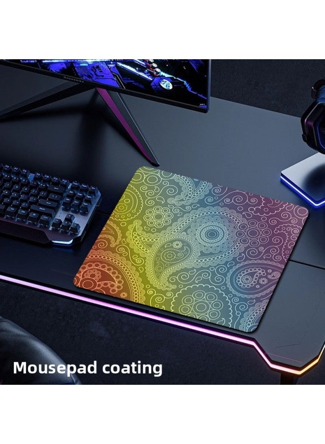 FPS Special Colorful Coated E-sports Mouse Pad Can Be Locked Waterproof Easy To Clean Positioning Precision Custom Mouse Pad-Color:420*490*4-Pattern:Coating 10  - Image 1