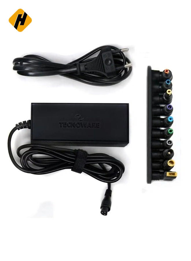 HuHa Universal AC Power Adapter For Laptop/Notebook Black - Image 1