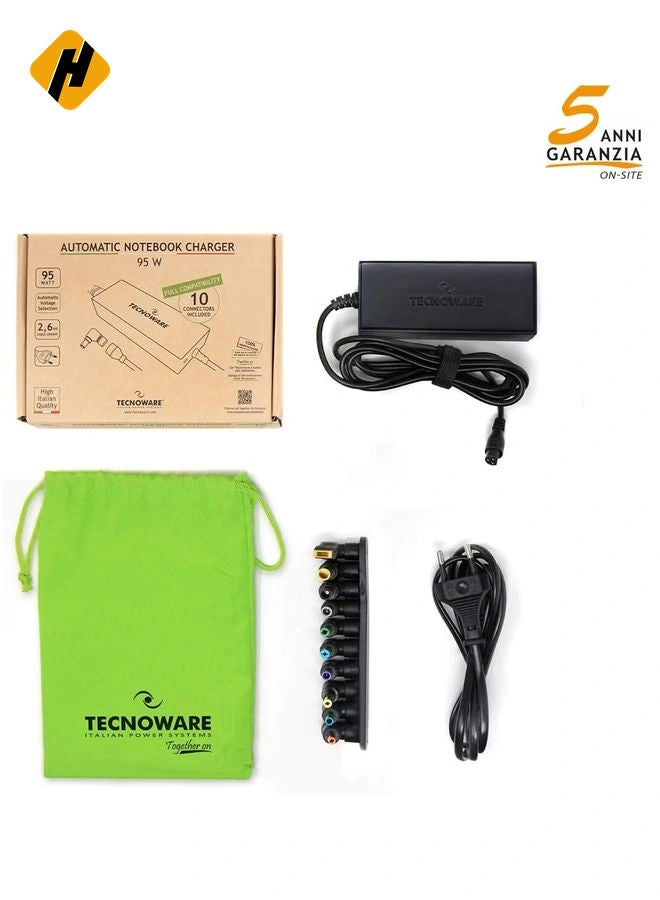 HuHa Universal AC Power Adapter For Laptop/Notebook Black - Image 5