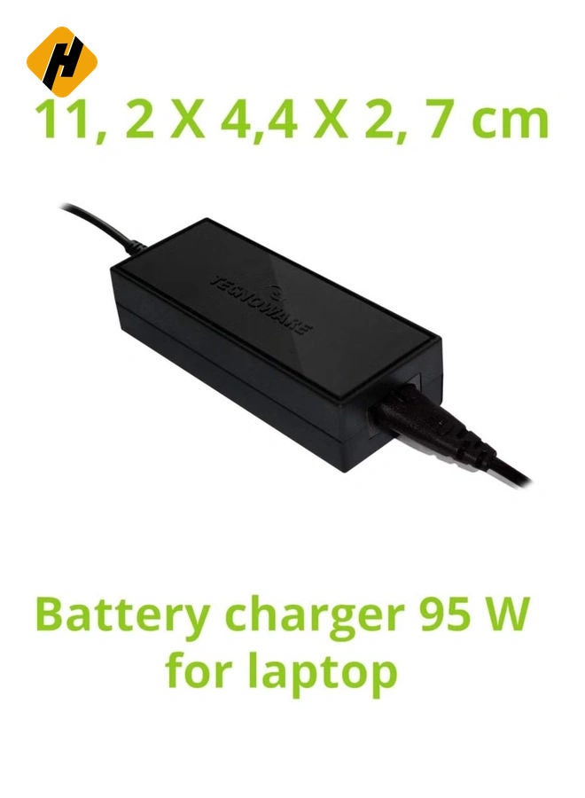HuHa Universal AC Power Adapter For Laptop/Notebook Black - Image 2