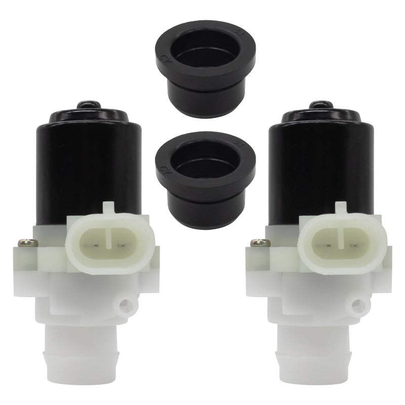 SuperDi Upgraded Truck Windshield Washer Fluid Pump Replacement for Kenworth T680 T880 and Peterbilt 104307 T4695001 HLK7046 104252 386 389 330 335 320 579 2PCS - Image 2