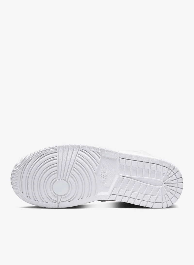 Jordan White Women's Air Jordan 1 Mid Shoes for Women | Best Price UAE