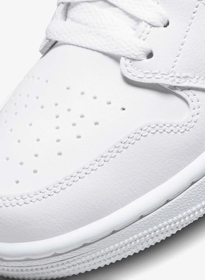 Jordan White Women's Air Jordan 1 Mid Shoes for Women | Best Price UAE
