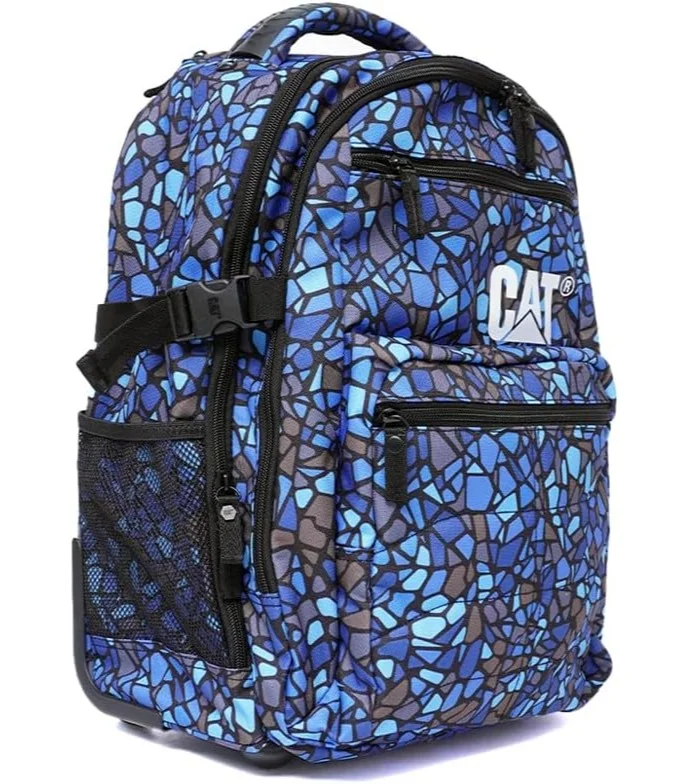 كاتربلر Saudi SMU XL Backpack Trolley M - Blue Mosaik
