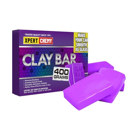 XPERTCHEMY Car Clay Bar 4 Pack 400g4x100g Auto Detailing Premium Grade No Scratch Magic Clay Bars Cleaner Kit with Washing and Adsorption Capacity for Car Auto SUV RV Truck Purple - Image 1