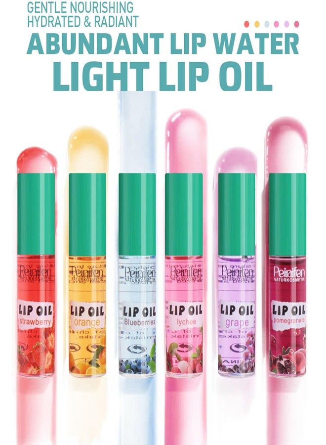 Dulele 6Pcs Roll-On Lip Oil Set, Fruit Flavored Lip Gloss Set for Girls - Image 5