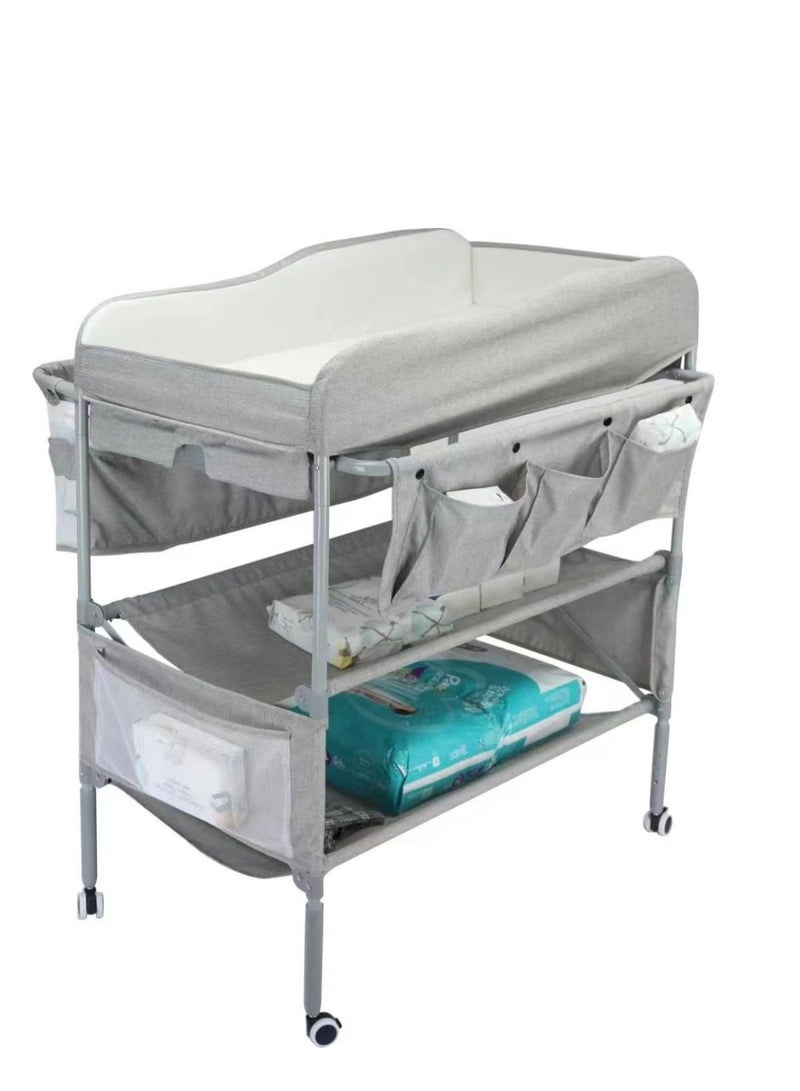 Cool Baby COOLBABY Baby Diaper Table Portable Multi-Functional Folding Baby Touch Table Changing Diapers Mobile Newborn Care - Image 1