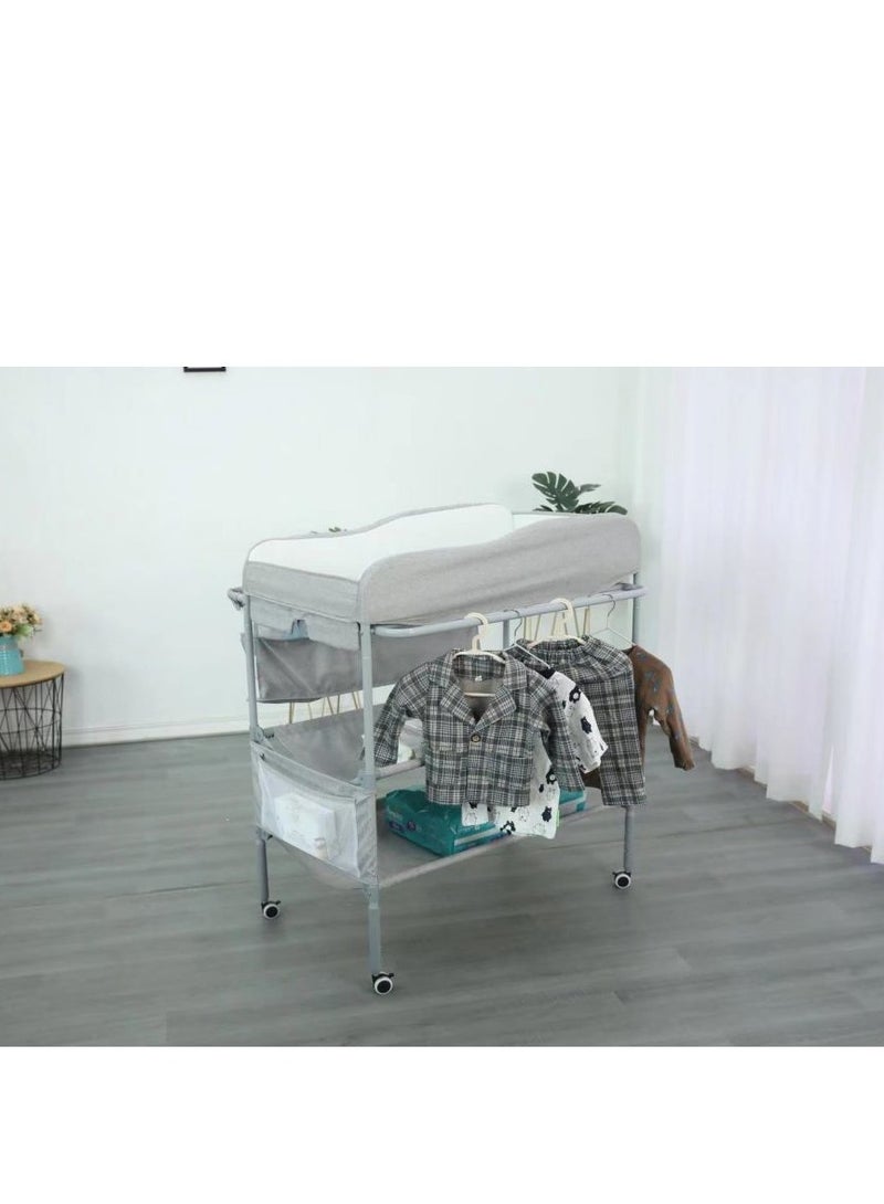 Cool Baby COOLBABY Baby Diaper Table Portable Multi-Functional Folding Baby Touch Table Changing Diapers Mobile Newborn Care - Image 4