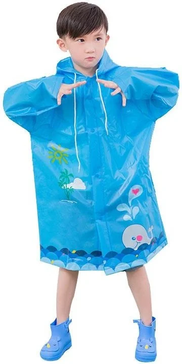 Masho Trend Animal Figured Hooded Children's Raincoat - Children's Raincoat - Unisex Raincoat