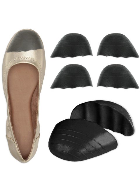 3 Pairs Shoe Filler Inserts, Toe Cushion Insert to Make Shoes Fit Tighter Memory Foam Size Reducer, for High Heels, Dress Shoes, Casual, Flats