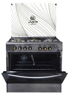 GLOBAL Freestanding Gas Cooker  Classic - 5 Brass Burners - Fully Stainless steel -Brass burner- Van - 60*80 Cm  - Image 3