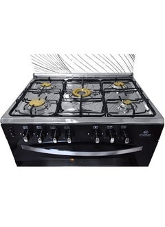 GLOBAL Freestanding Gas Cooker  Classic - 5 Brass Burners - Fully Stainless steel -Brass burner- Van - 60*80 Cm  - Image 5