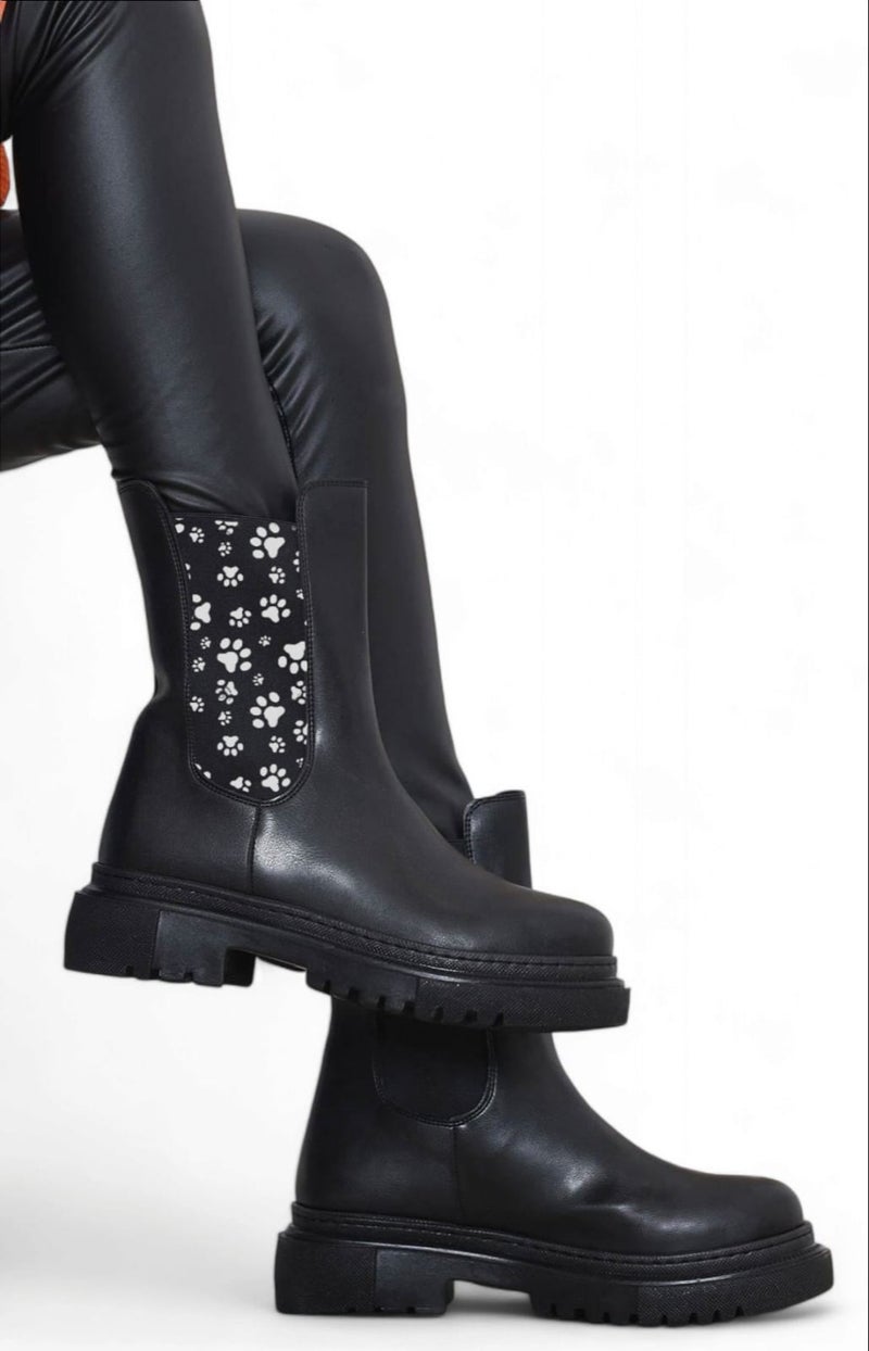 Lideral Comfortable Mold Non-Slip Sole Warm Lining Elastic Women's Boots  - Image 2