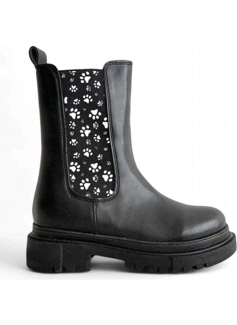 Lideral Comfortable Mold Non-Slip Sole Warm Lining Elastic Women's Boots  - Image 1