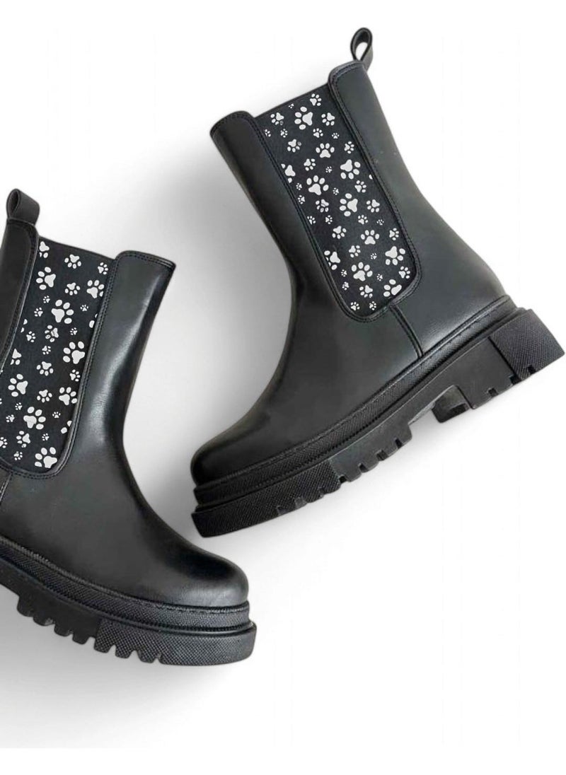 Lideral Comfortable Mold Non-Slip Sole Warm Lining Elastic Women's Boots  - Image 3