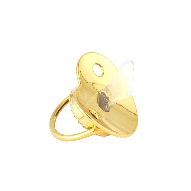 Factory direct sales children 26 letters golden soothing pacifier weaning artifact baby soothing play mouth - Image 5