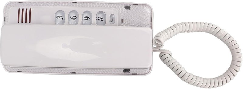 Wall Mounted Home Phone Corded Telephone with Redial for Home Office Hotel,ABS Material (White) - Image 5