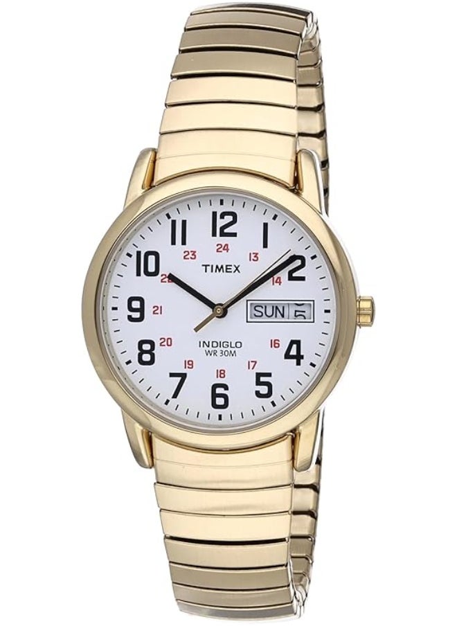 TIMEX Timex Men's Easy Reader Watch Gold-Tone/Gold-Tone/White/B/35mm  - Image 1