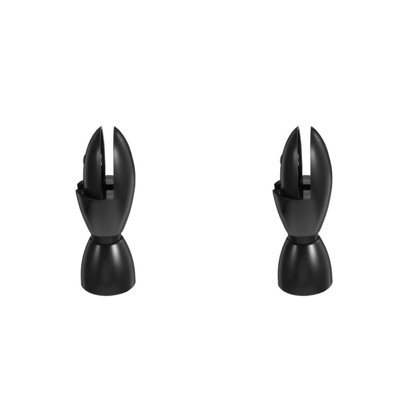 2pcs Restroom Partition Support Nylon Toilet Partition Bracket Restroom Partition Hardware For Public Restroom Bathroom Partition Accessories - Image 1