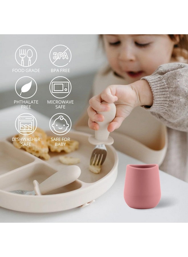 Mintlyfe Silicone Baby Cups for 6-12 Months Infants, Silicone Tiny Cups Open Training Cup for Baby Led Weaning, 2 Pack (Color 1) - Image 3