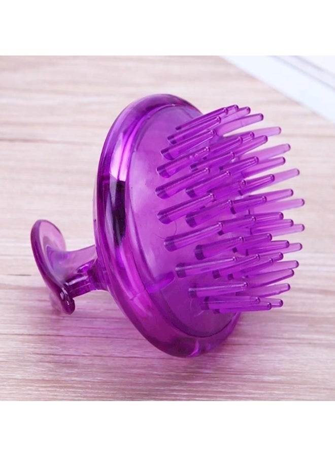 إسكدنيا فرشاة من السيليكون لتدليك الشعر بالشامبو أرجواني - Image 4