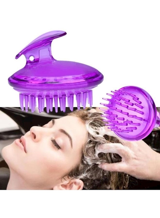 إسكدنيا فرشاة من السيليكون لتدليك الشعر بالشامبو أرجواني - Image 2