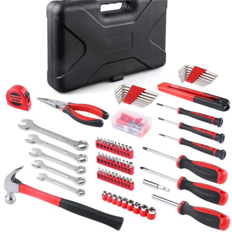 WINNER 175-Piece Multi-Purpose Automotive and Household Tool Kit in Toolbox Storage Case, Perfect for General Home and Auto Repairs, House DIY Project, Garage, Car, Travel Emergency, Housewarming Gift - Image 3