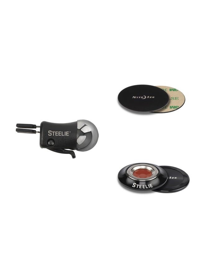 NITE IZE Steelie Orbiter Vent Mount Kit - Portable Magnetic Cell Phone Holder For Car Vent, Low Profile, No Attached Magnets - Image 2