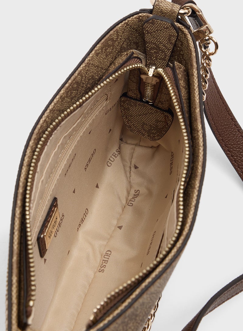 GUESS Noelle II Mini Top Zip Shoulder Bag - Image 5