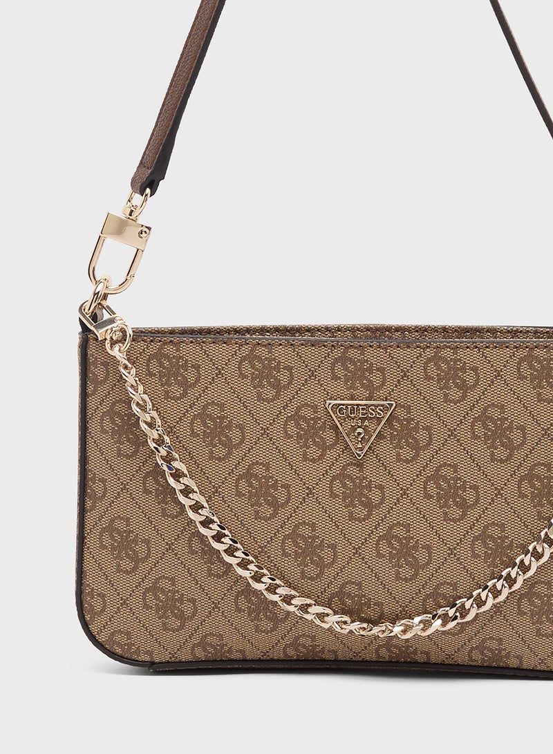 GUESS Noelle II Mini Top Zip Shoulder Bag - Image 4