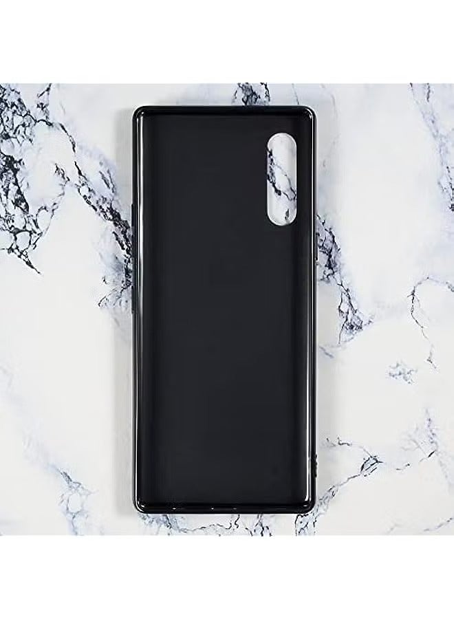 Case for LG Velvet Case, Soft TPU Back Cover Shockproof Silicone Bumper Anti-Fingerprints Full-Body Protective Case Cover for LG Velvet 5G - Black