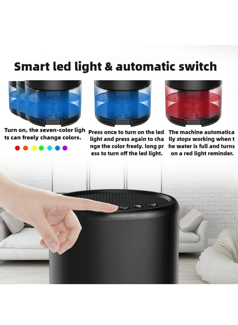 كيلا مزيل الرطوبة للمنزل، مزيلات رطوبة صغيرة بخزان مياه سعة 1000 مل لغرفة النوم (280 قدم مربع)، مزيل رطوبة هادئ مع إضاءة ليد بـ 7 ألوان، مزيل رطوبة لخزانة المطبخ والحمام مع إيقاف التشغيل التلقائي - Image 4