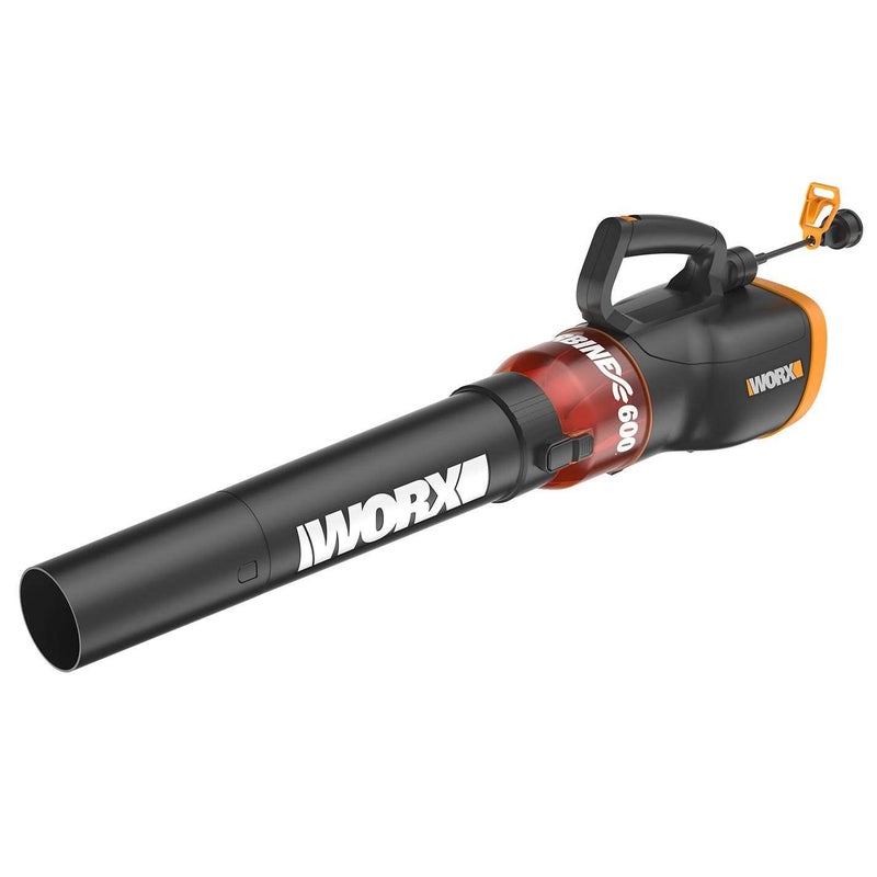 WORX WG520 12 Amp Turbine 600 Electric Leaf Blower - Image 1