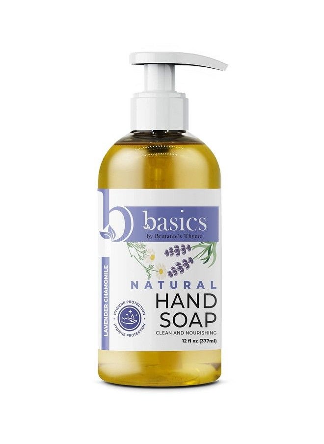 Brittanie's Thyme - Basics Natural Olive Oil Hand Soap Lavender Chamomile 12 Fl Oz Pack Of 3 Cruelty Free Vegan No Synthetic Additives No Sulfates Paraben Free Phthalate Free - Image 1