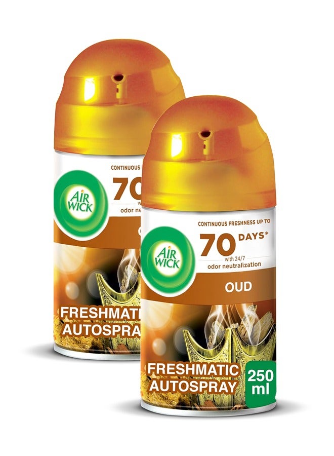 أير ويك عبوة إعادة تعبئة فريشماتيك عود 2 × 250 مل - Image 1