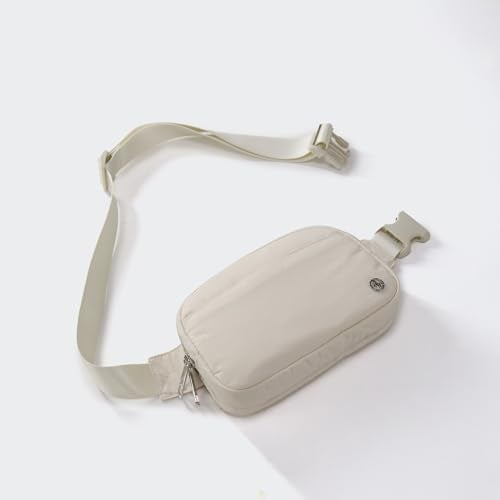 Pander حقيبة حزام باندر للجميع للنساء، 5 جيوب بسحاب، حقيبة كروس بودي من النايلون (أوبال أبيض) - Image 2