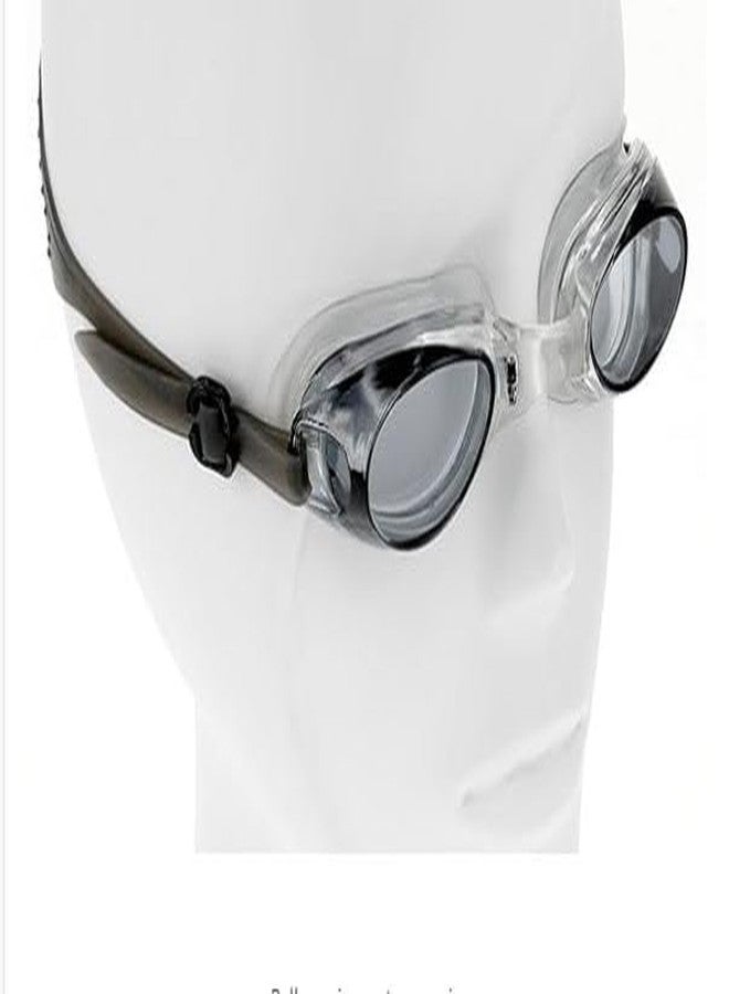 simcox Swimning Goggles,Dotted Cap, Nose clip, Ear Plug Combo Black Set - Image 4