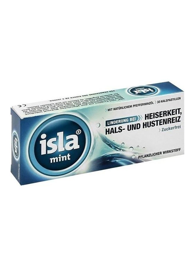 Isla Mint hoarseness and tickly throat sugar free 30 tab