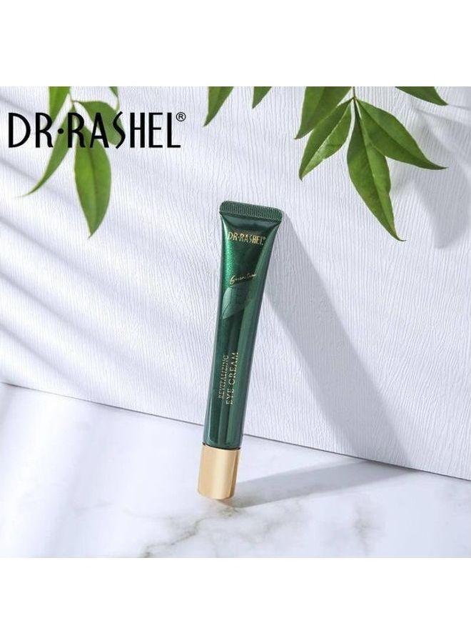 DR. RASHEL Green Tea Revitalizing Eye Cream Dilute Dark Circles Eye Bags And Puffiness Green 20grams - Image 4