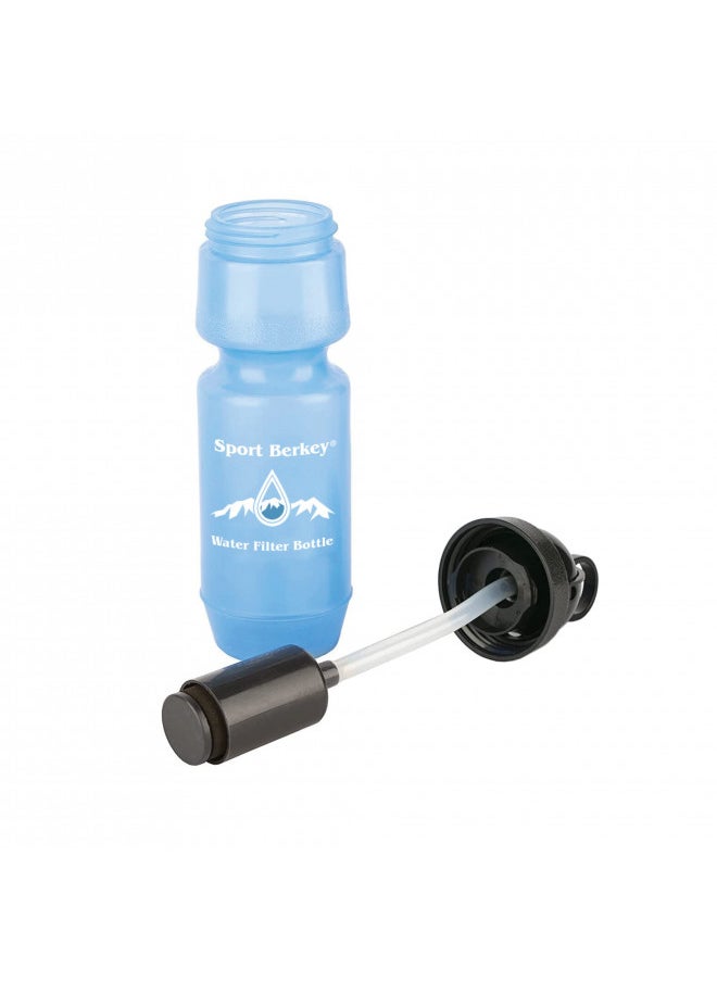 Berkey - Go Berkey Water Filter Kit with 1 Qt. Berkey Gravity Fed Water Filter System, Berkey Sport Bottle and Black Berkey Primer - Image 1
