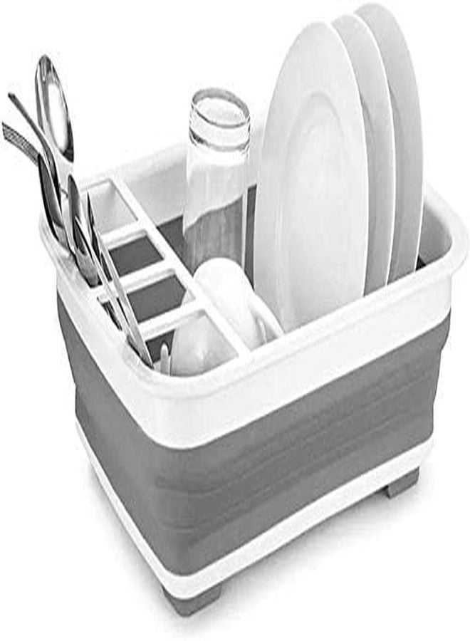 Hebrew Dish Rack Basket Portable Dish Drying Rack Dish Drainers for Kitchen Counter Dinnerware Organizer Over The Sink Dish Drainer Drying Rack. - Image 1