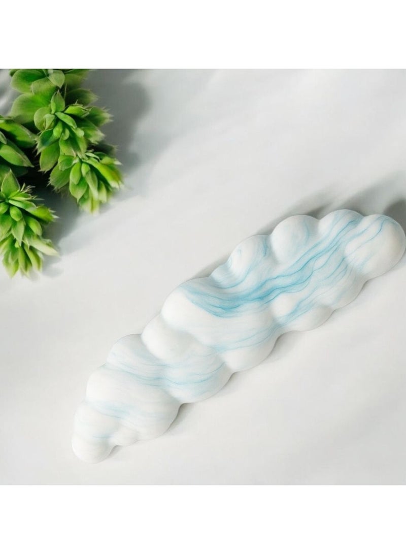 Cloud shape Memory Foam  Keyboard Wrist Rest Pad  Support for Easy Typing and Wrist Pain Relief - Image 2