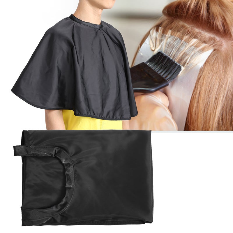 Hair Salon Haircut Shawl Cape Hair Dyeing Hairdressing Makeup Shawl Cloth ToolBlack - Image 4
