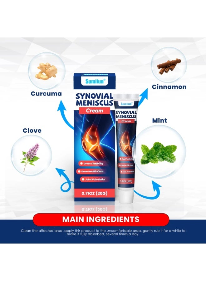 سوميفون كريم علاج المفاصل والعظام، يخفف آلام المفاصل، يعيد ترميم الأوتار التالفة، يخفف التوتر والألم في الظهر واليدين والقدمين، مناسب لالتهاب المفاصل وخشونة الركبة، 20 جرام - Image 4