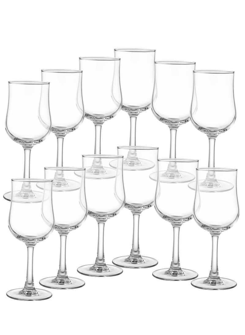 ARCOROC - Juice glasses for occasions and welcome receptions,12 pieces, made of clear glass, with a capacity of 240 ml - Image 1