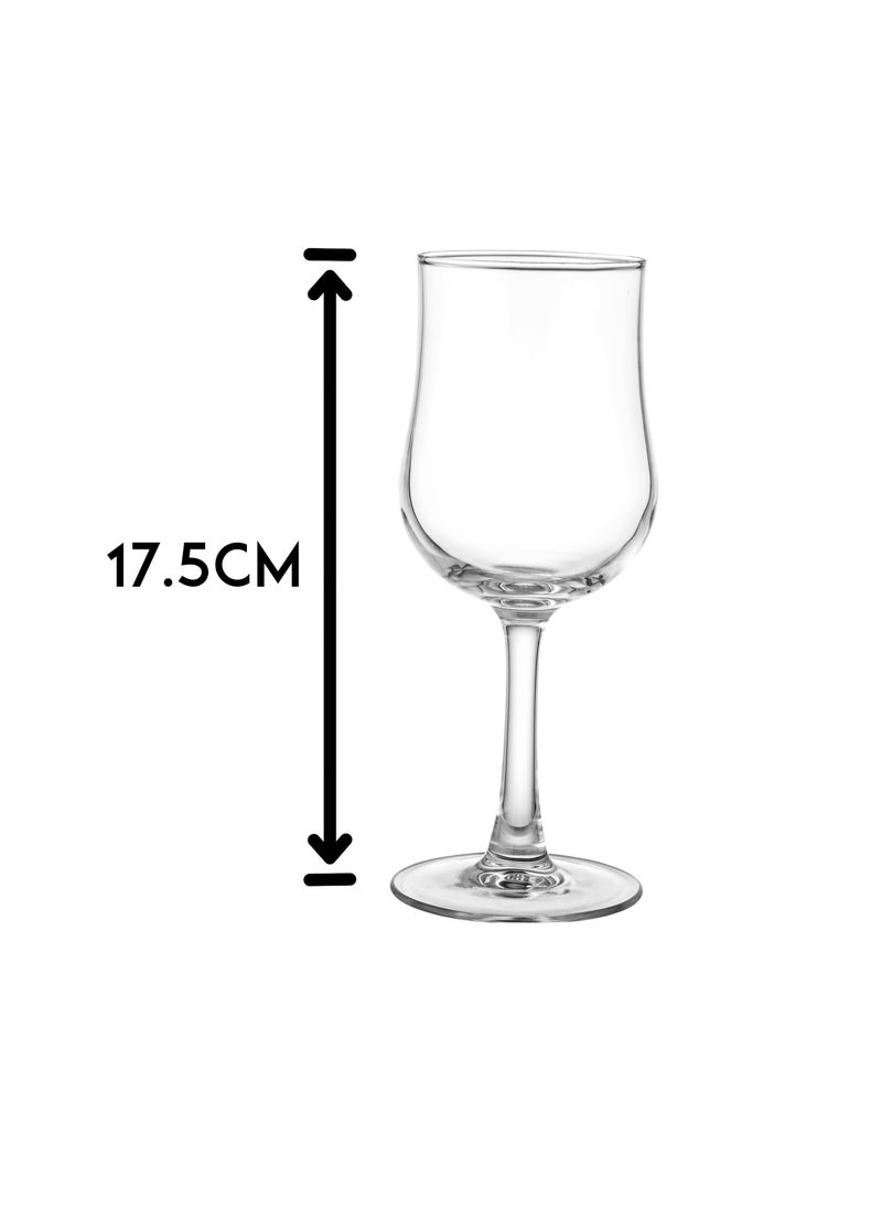 ARCOROC - Juice glasses for occasions and welcome receptions,12 pieces, made of clear glass, with a capacity of 240 ml - Image 1